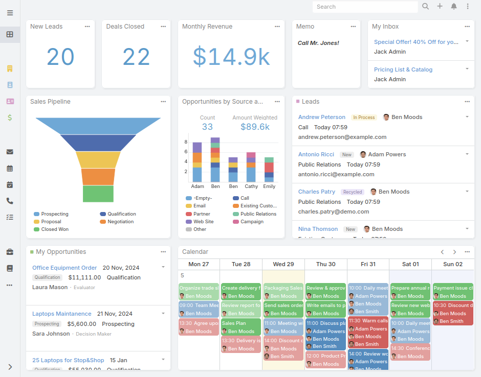 EspoCRM-Interface