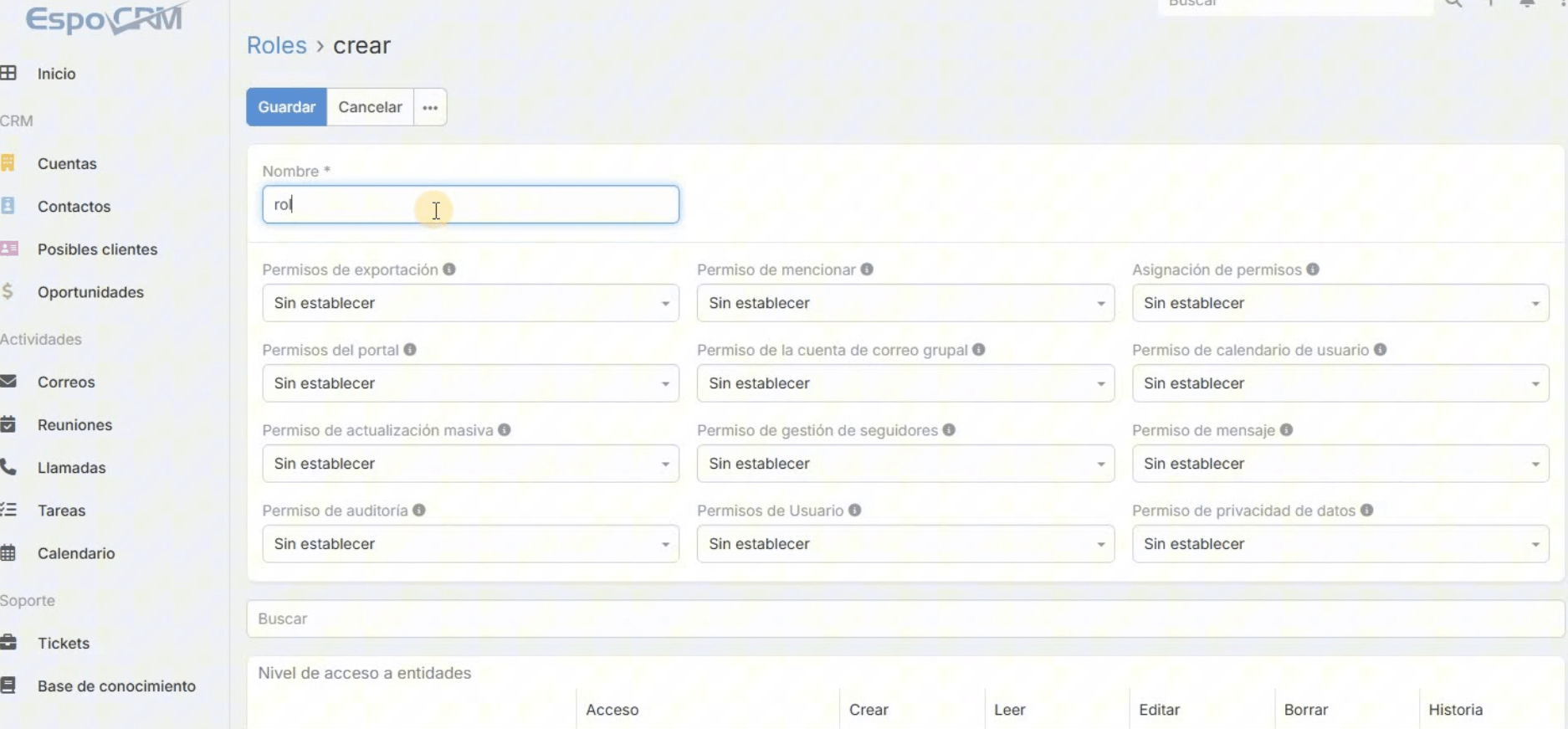 EspoCRM-Roles EspoCRM-Roles